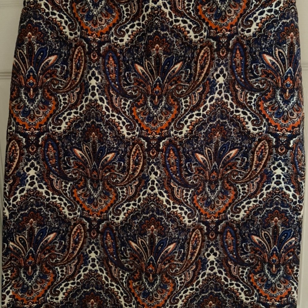 J Crew Paisley Skirt